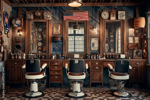 A Look into the Past The Vintage Aesthetics of Barbershops