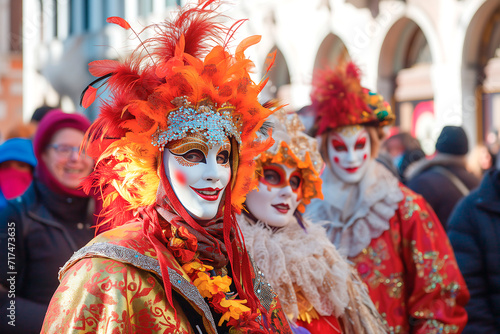 The Dance of Masks at the Venetian Carnival