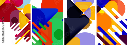 Geometric elements abstract backgrounds for wallpaper, business card, cover, poster, banner, brochure, header, website