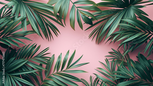 palm leaves frame © AA