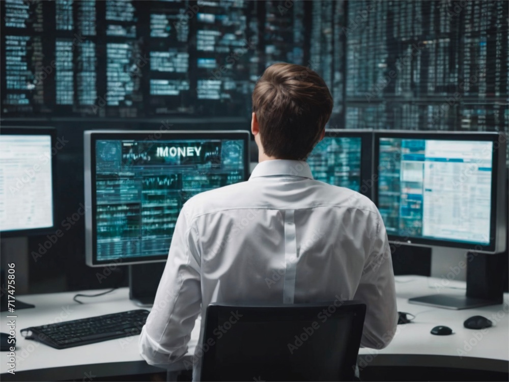 Businessman working Businessman working