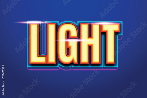 Light Text Effect 