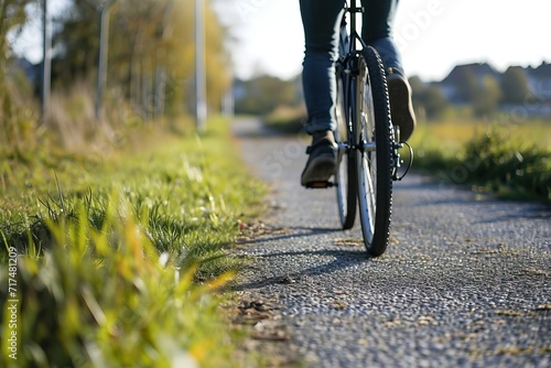 Bicycle on the road