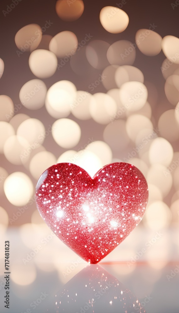 Shiny hearts bokeh light Valentine's day background
Shiny hearts bokeh light Valentine's day background