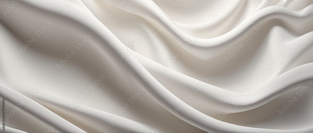 silk background. illustration of bright white fabric material in wavy layers of abstract background with dark shadows silk background. illustration of bright white fabric material in wavy layers of abstract background with dark shadows