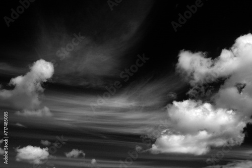 Black and White clouds