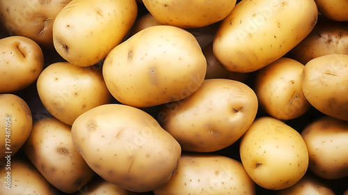 Potato closeup background