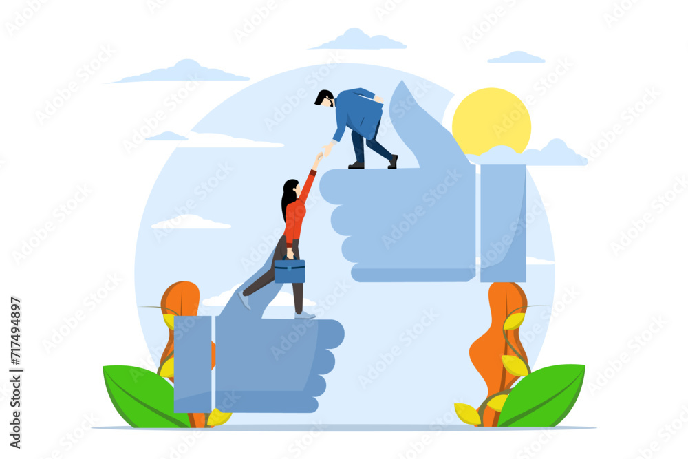Mentor support, self-employed managers help colleagues from below, help colleagues or partners to work better, provide consulting advice, coaching or training for employee improvement.