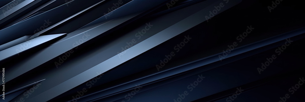 3d Dark Business Background, 3d shapes rendering, dark blue background 3d Dark Business Background, 3d shapes rendering, dark blue background