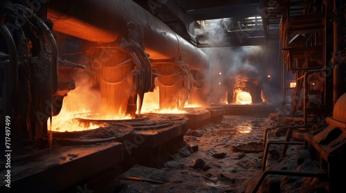 Large steel plants are making steel