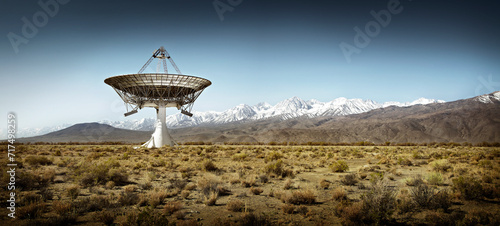 Fototapeta Naklejka Na Ścianę i Meble -  Satellite in the California Desert