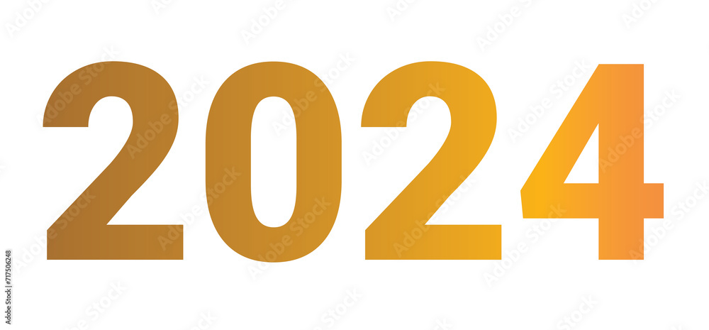 the number two thousand and twenty-four with combined color gradations which refers to an aesthetic and harmonious color combination
the number two thousand and twenty-four with combined color gradations which refers to an aesthetic and harmonious color combination