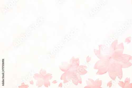 桜のレター素材 © 杏菜 筑紫