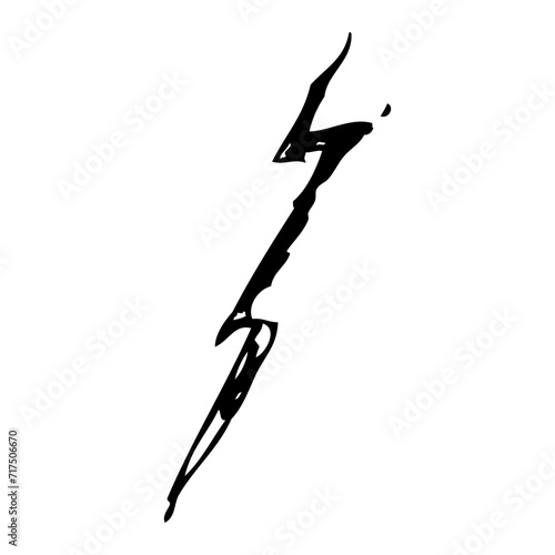 crack, simple vector hand draw sketch doodle, isolated on white