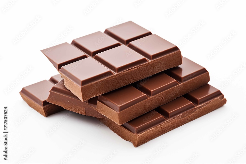 chocolate bar on white background chocolate bar on white background