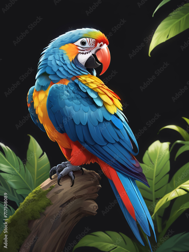 Obraz premium Radiant Spectrum Elegance Introducing a High-Quality, Vibrantly Designed Living Space, Embodied