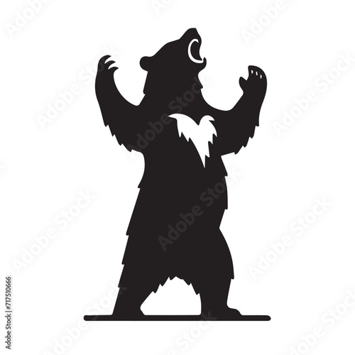 Wallpaper Mural Silhouette of Bear Torontodigital.ca