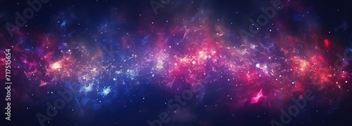 An abstract background with twinkling lights with glitter effect