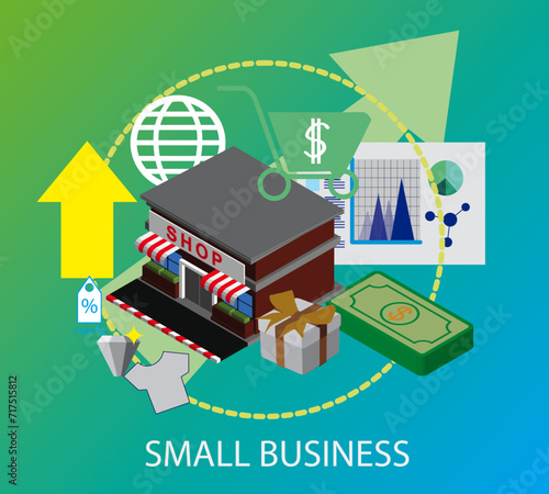 Small business, Starting a business requires only a small amount of capital and people to start new ideas and business concepts.