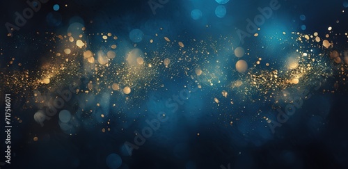 An abstract background with twinkling lights with glitter effect photo