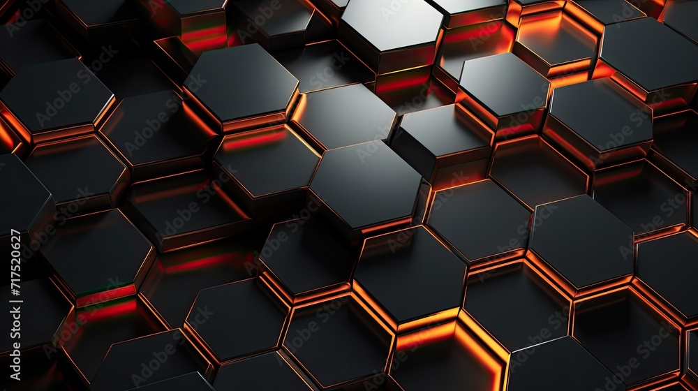 A contemporary background featuring a pattern of grey and red hexagons, creating a modern aesthetic. A contemporary background featuring a pattern of grey and red hexagons, creating a modern aesthetic.