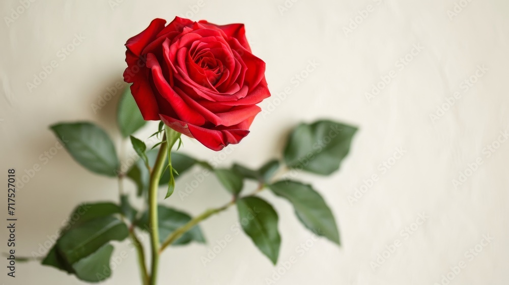 single red rose isolated on white background single red rose isolated on white background