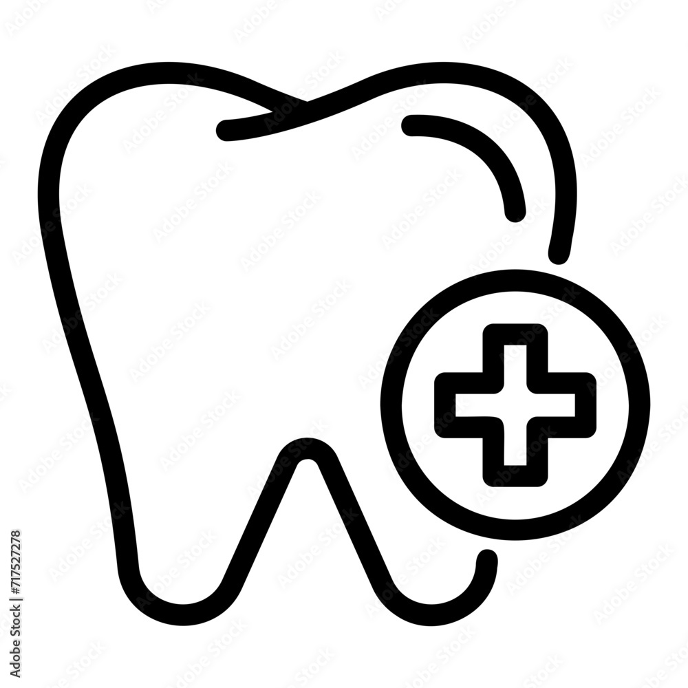 dental care outline icon dental care outline icon