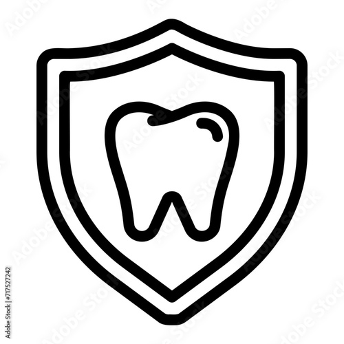 protection outline icon