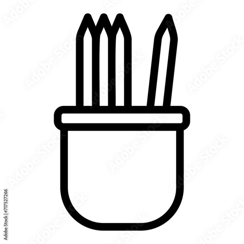 toothpick outline icon