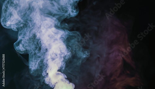 Atmospheric smoke, abstract color background, close-up. studio shot; high quality photo