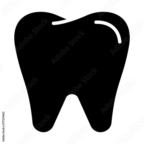 tooth glyph icon