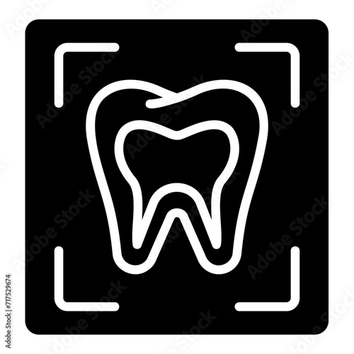 xray glyph icon