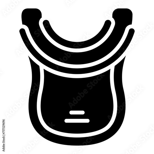 tooth whitening glyph icon