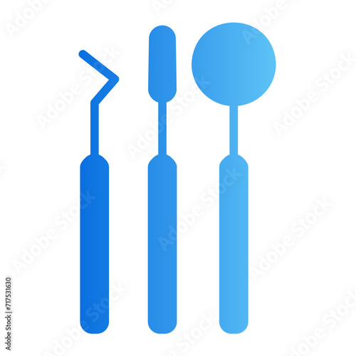 dental equipment gradient icon