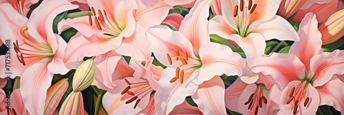 lily background close up