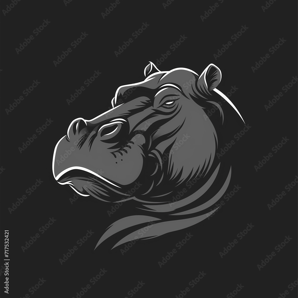 hippopotamus logo hippopotamus logo
