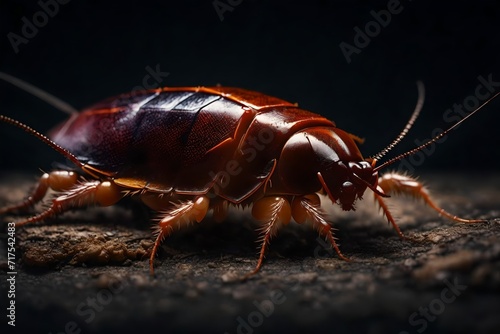 cockroach on white background © awais