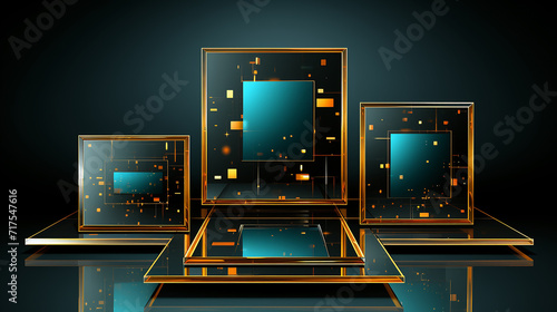 Vector_abstract_interior_background_with_display_podi
