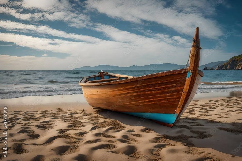 boats on the beach