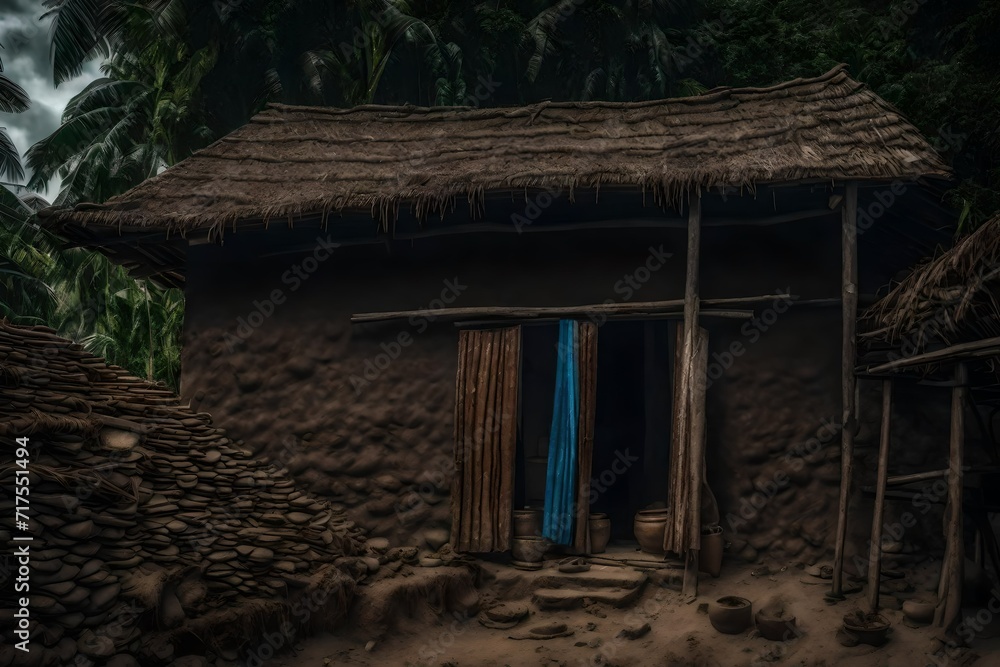 hut in the woods