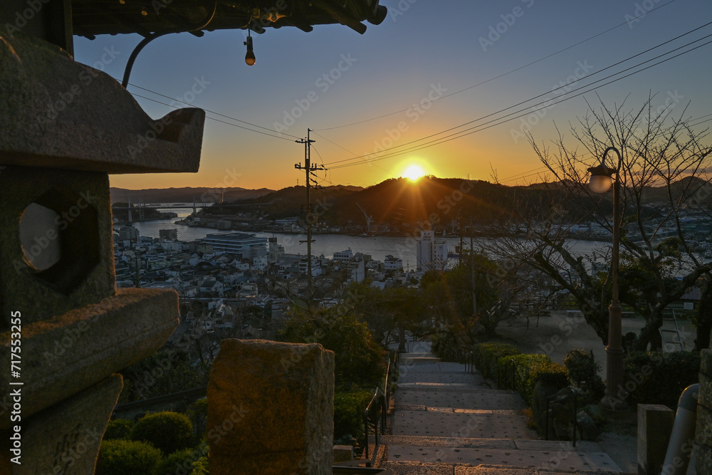 Onomichi hill sunrise