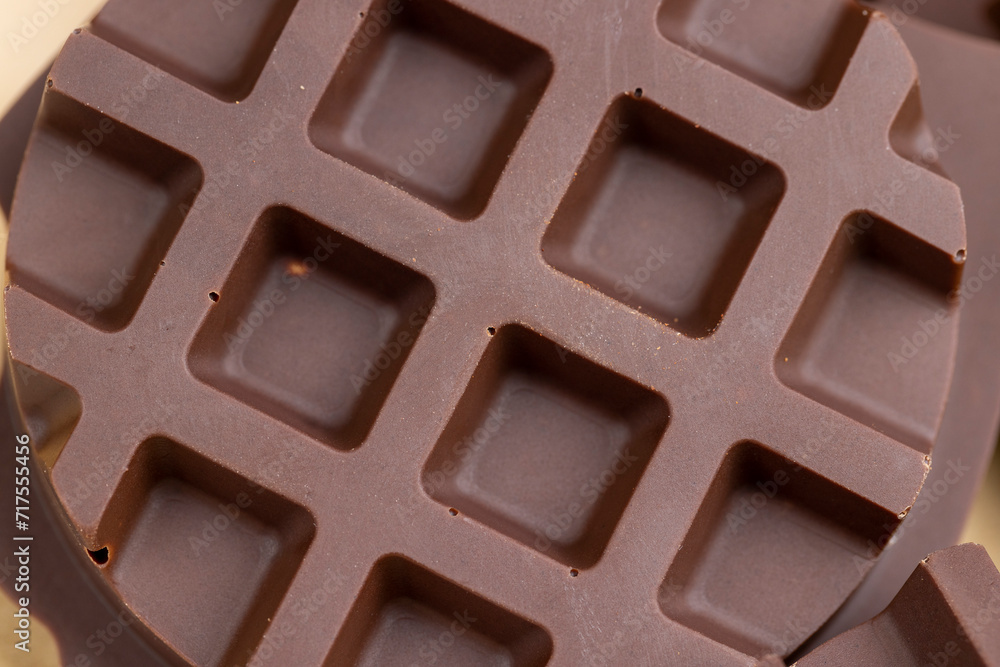 Fototapeta premium sweet chocolate with cocoa and nuts and other ingredients