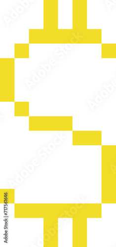 pixzel sign symbol money