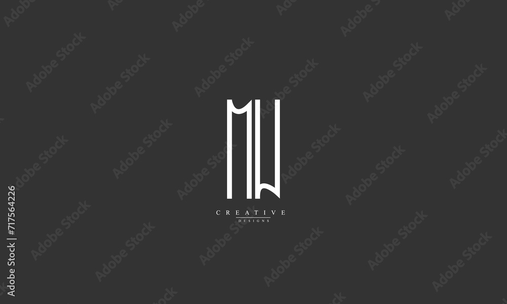 Alphabet letters Initials Monogram logo MU UM M U Alphabet letters Initials Monogram logo MU UM M U