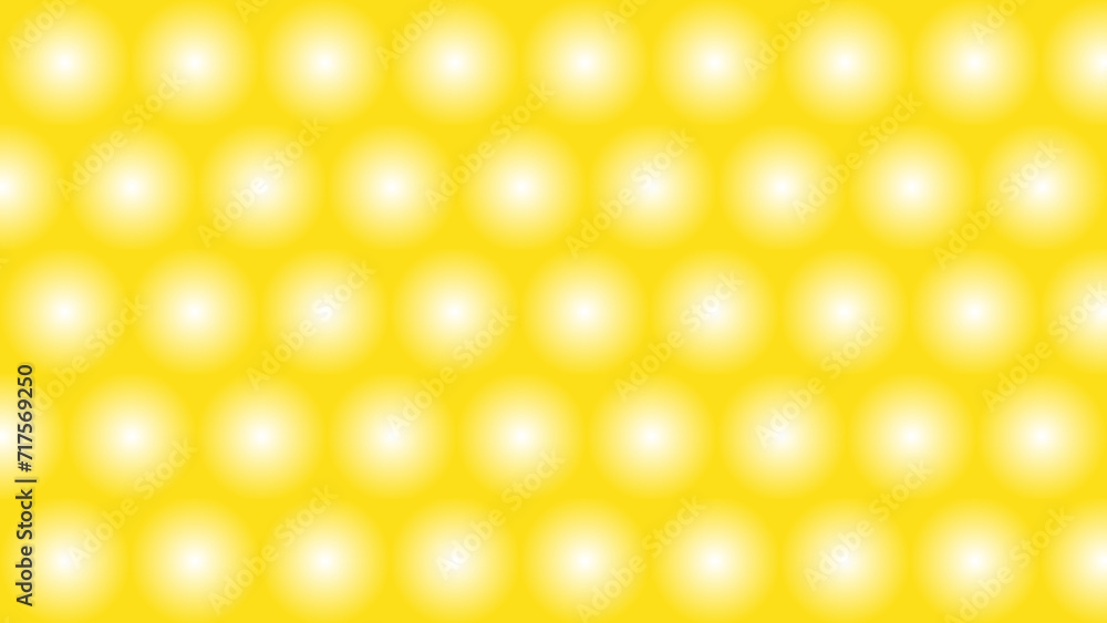 Yellow abstract background with glowing balls Yellow abstract background with glowing balls