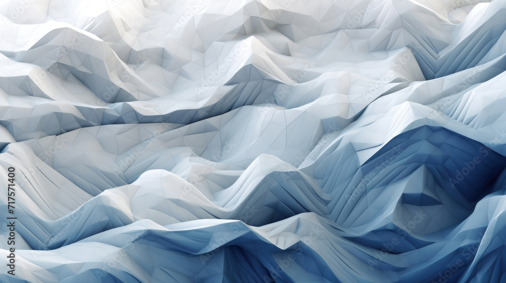 Obraz premium 3D mosaic graphic low-poly template background