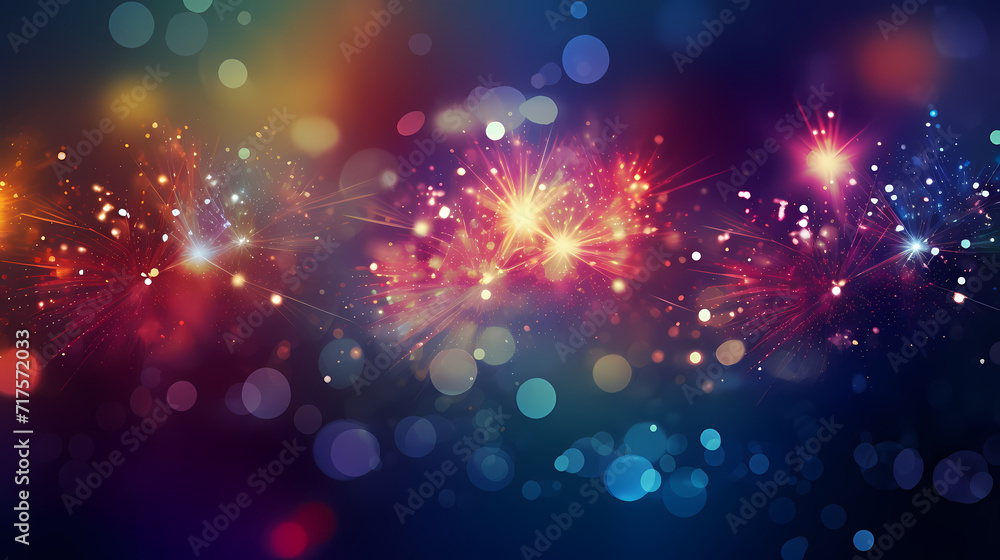 Beautiful fireworks background at night for holiday decoration Beautiful fireworks background at night for holiday decoration