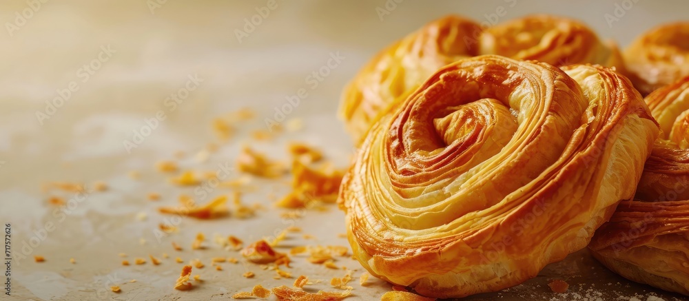 Oreja Mexican sweet bread made with puff pastry its name comes from its