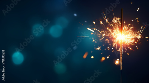 Beautiful fireworks background at night for holiday decoration