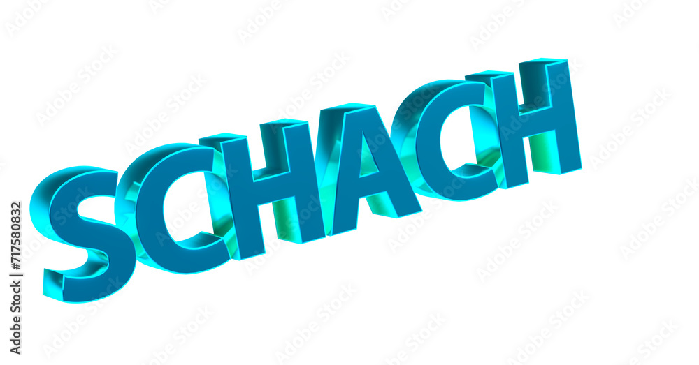 Schach, Spiel, Sport, Strategie, Konzentration, Schachmatt - hellblaue plakative 3D-Schrift, Freisteller, Rendering
Schach, Spiel, Sport, Strategie, Konzentration, Schachmatt - hellblaue plakative 3D-Schrift, Freisteller, Rendering